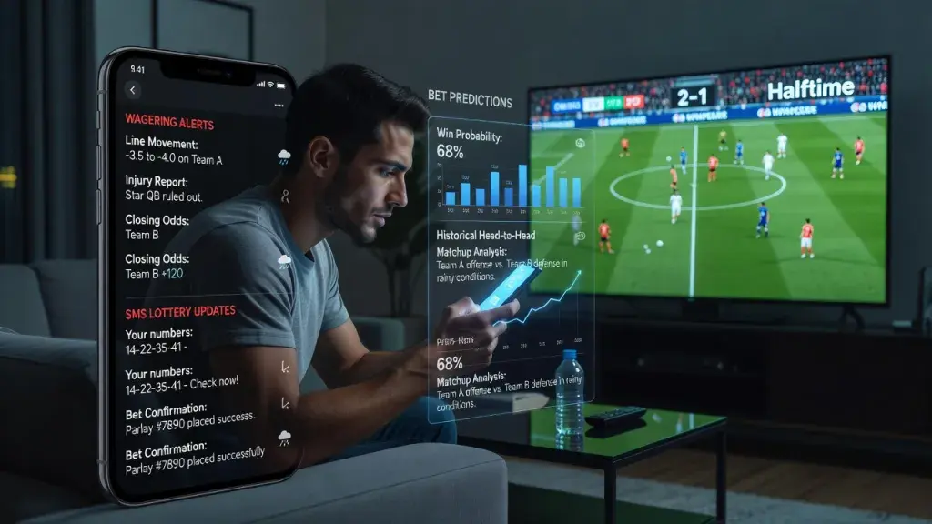 Sports Betting on Mobile: How Wagering Alerts, SMS Lottery Updates, and Bet Predictions Help You Place Smarter Bets